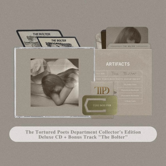 Taylor Swift TTPD Collector’s Edition Deluxe CD Bundle - Picture 5 of 7